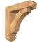 Ekena Millwork Imperial Arts and Crafts Smooth Bracket w/ Offset Brace, Western Red Cedar, 5 1/2"W x 20"D x 20"H BKT0604X20X20IMP03SWR - alternate 1